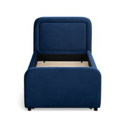 Briella Performance Velvet Trundle Bed in Twin