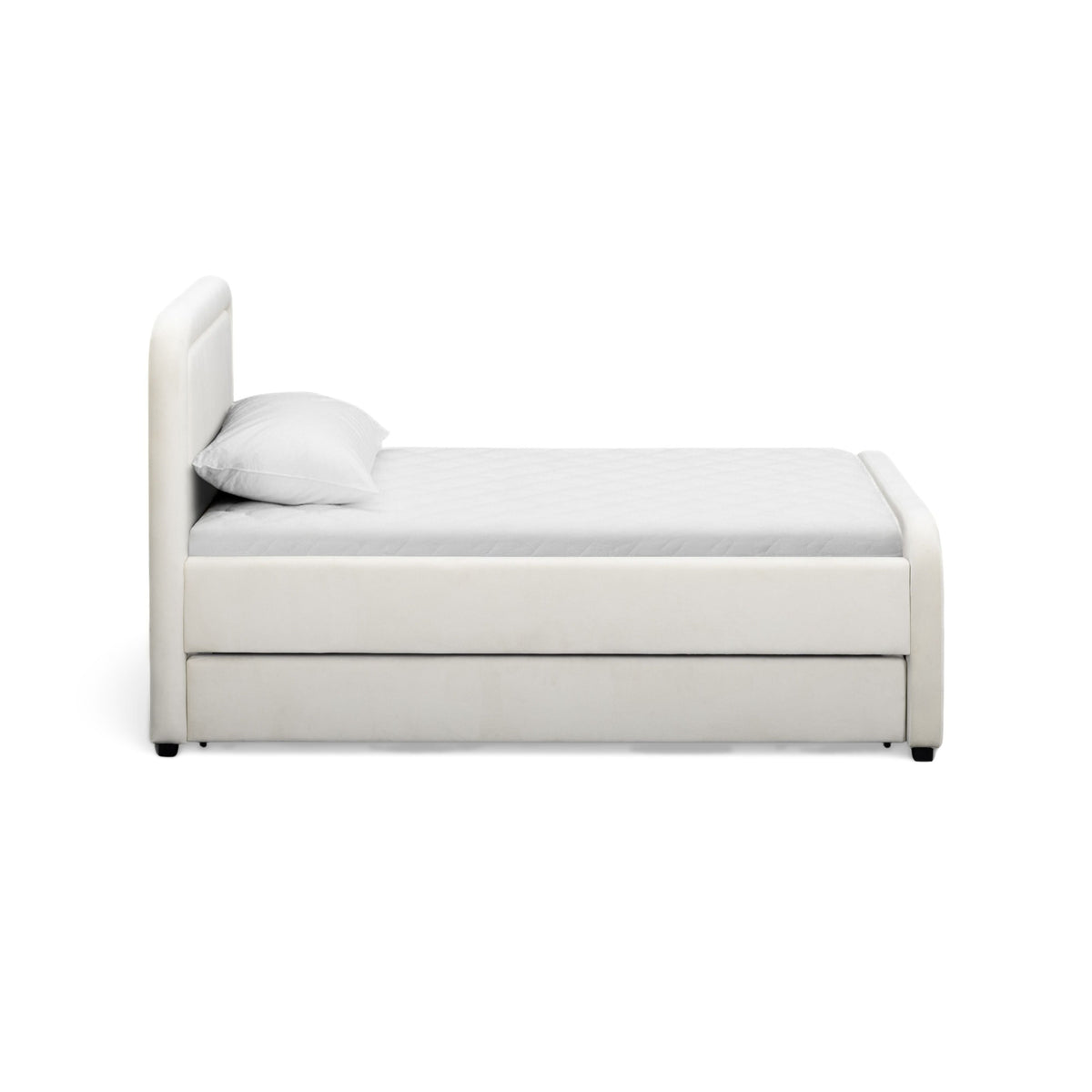 Briella Performance Velvet Trundle Bed in Twin