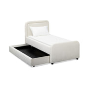 Briella Performance Velvet Trundle Bed in Twin
