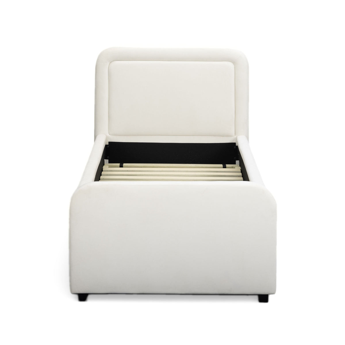 Briella Performance Velvet Trundle Bed in Twin