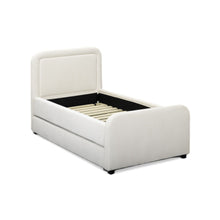 Briella Performance Velvet Trundle Bed in Twin