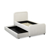 Briella Performance Velvet Trundle Bed in Twin