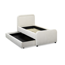 Briella Performance Velvet Trundle Bed in Twin