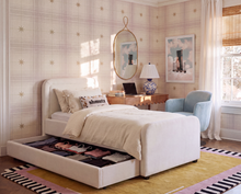 Briella Performance Velvet Trundle Bed in Twin