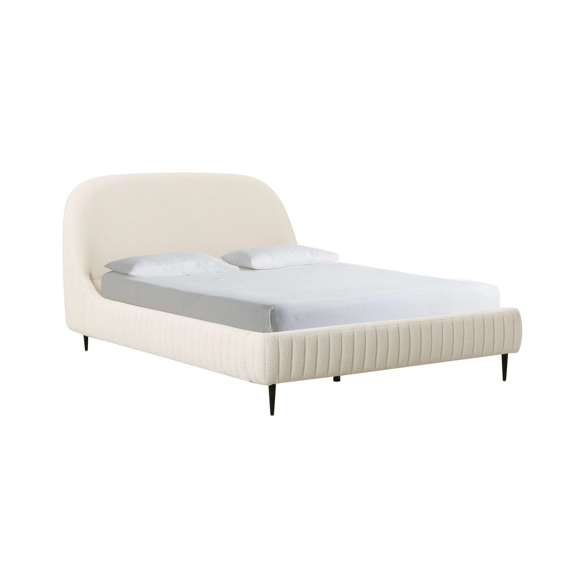 Denise Cream Boucle Bed