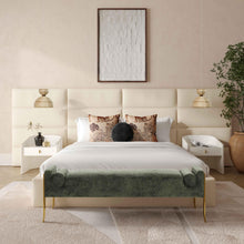 Eliana Performance Velvet Headboard Wings
