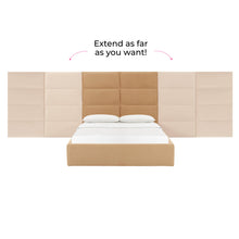 Eliana Performance Velvet Headboard Wings