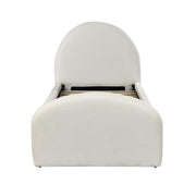 Moon Cream Performance Boucle Twin Trundle Bed