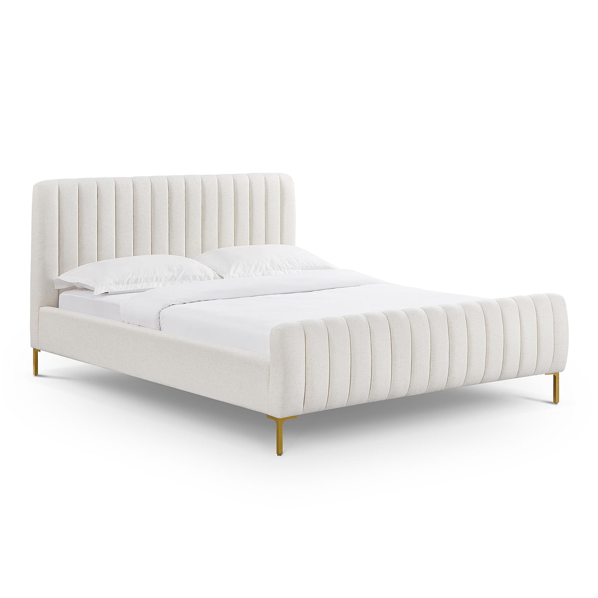 Angela Upcycled Performance Linen Bed