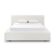 Meena Cream Upcycled Performance Linen Storage Bed