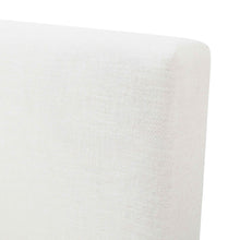Meena Cream Upcycled Performance Linen Storage Bed