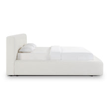 Meena Cream Upcycled Performance Linen Storage Bed