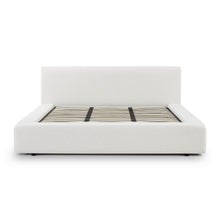 Meena Cream Upcycled Performance Linen Storage Bed