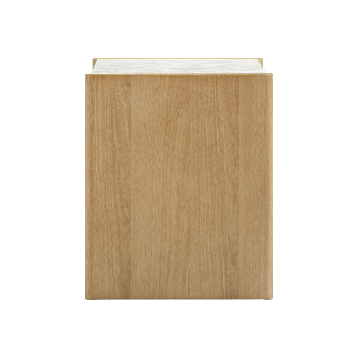 Paige 26" Natural Oak 2-Drawer Nightstand