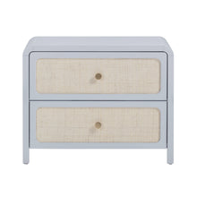 Patty 28" Rattan 2 Drawer Nightstand