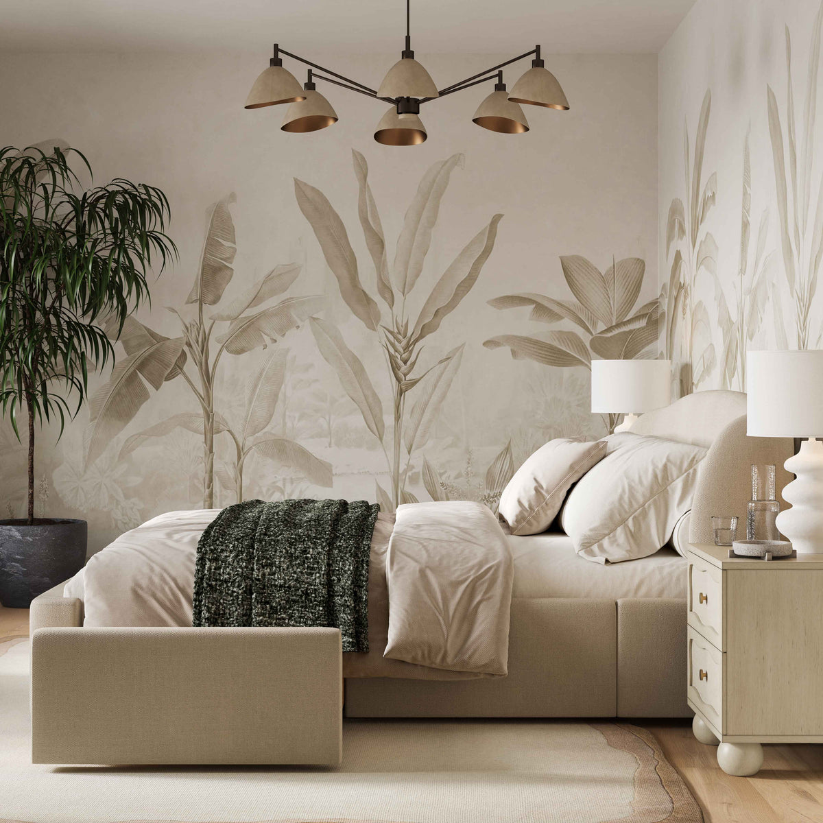 Corey Upcycled Performance Linen Storage Bed