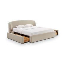 Corey Upcycled Performance Linen Storage Bed