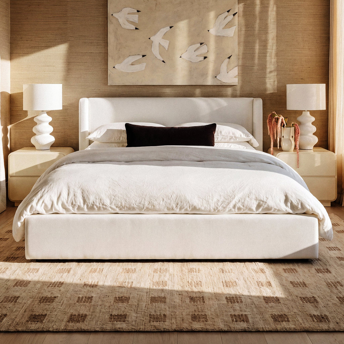 Harmony Performance Chenille Storage Bed