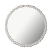 Baria 30" Wooden Round Wall Mirror