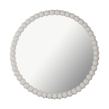 Baria 30" Wooden Round Wall Mirror