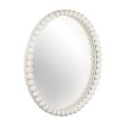 Baria 30" Wooden Round Wall Mirror