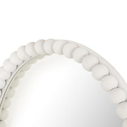 Baria 30" Wooden Round Wall Mirror