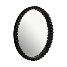 Baria 30" Wooden Round Wall Mirror