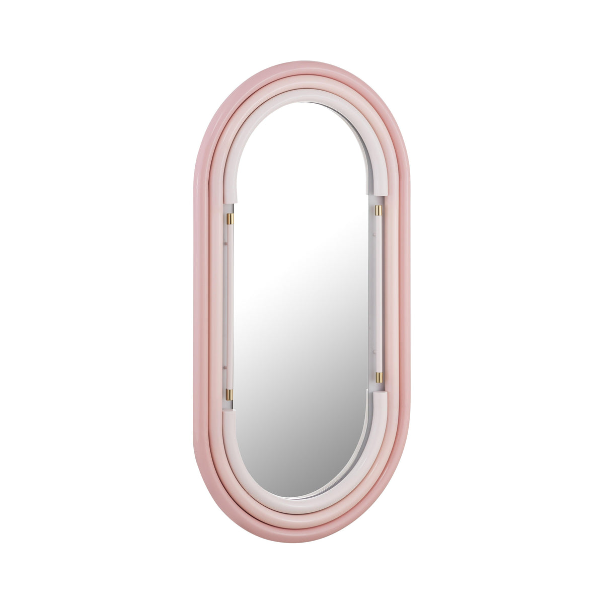 Neon Oval Wall Mirror (26"X50"-28"X58")