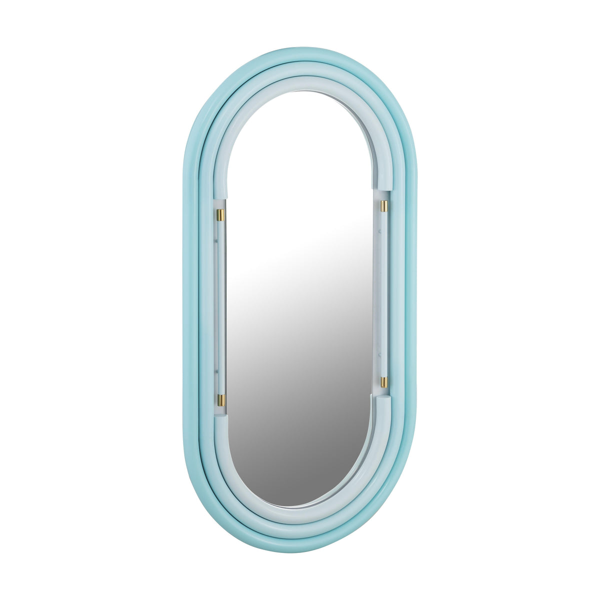 Neon Oval Wall Mirror (26"X50"-28"X58")