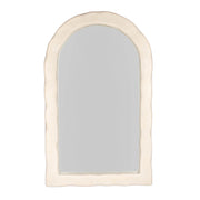 Kaia 48"X79" Cream Lightweight Faux Stone Floor Mirror