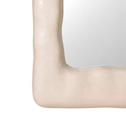 Kaia 32"X64" Cream Lightweight Faux Stone Small Floor Mirror
