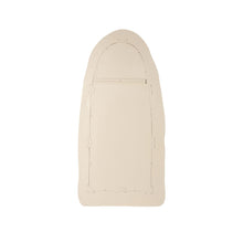 Kaia 32"X64" Cream Lightweight Faux Stone Small Floor Mirror