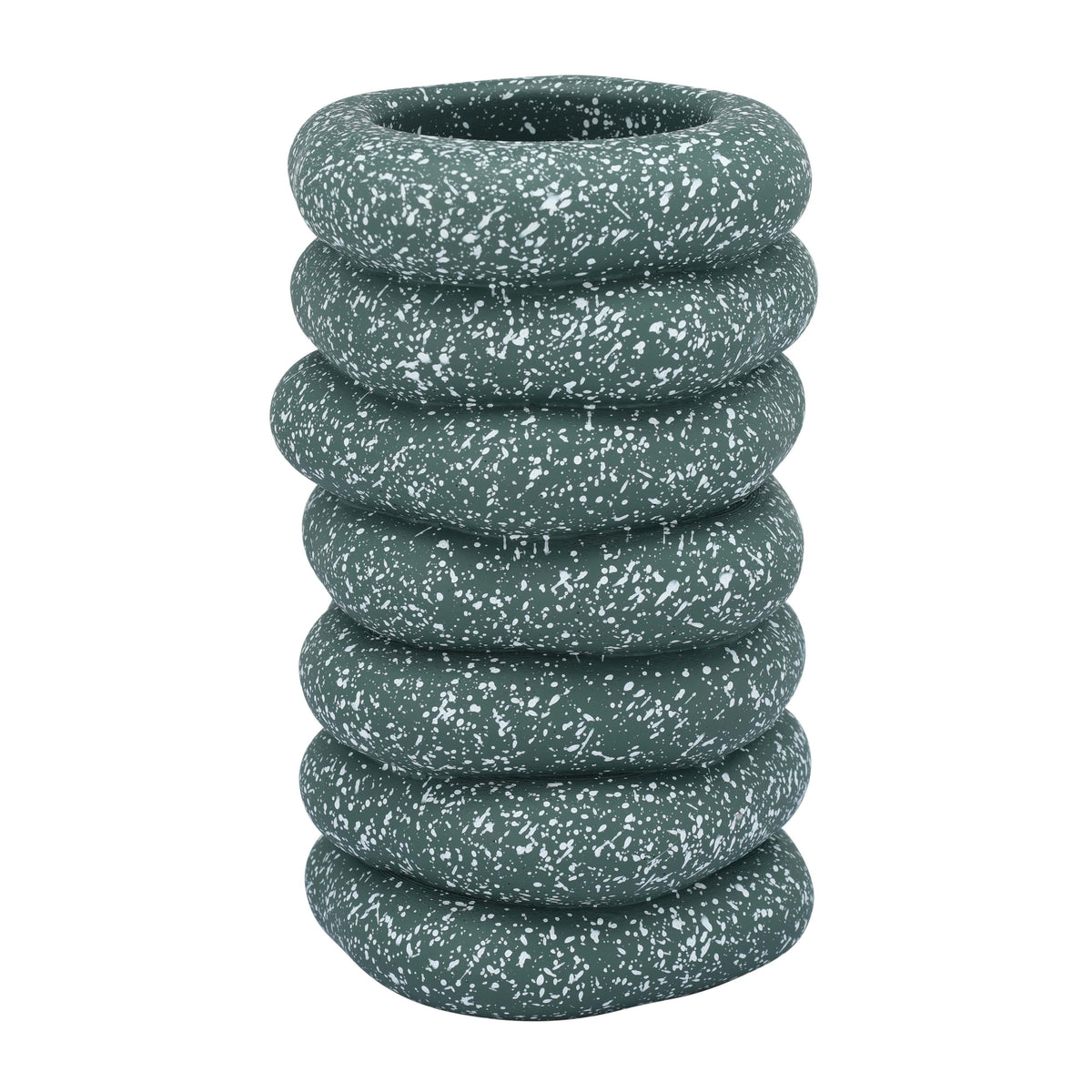 Gabby Speckled Cairn Vase