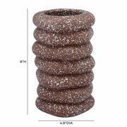 Gabby Speckled Cairn Vase