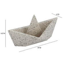 Gabby Speckled Cream Sailboat Catchall