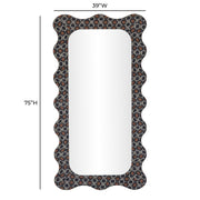 Charlene 39"X75" Squiggle Wall Mirror