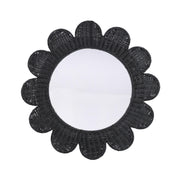 Coralie 33.4" Rattan Round Wall Mirror