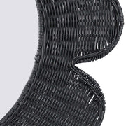 Coralie 33.4" Rattan Round Wall Mirror