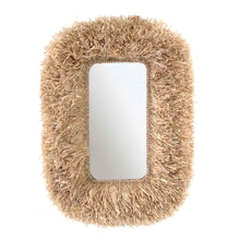 Palm 29.6"x43.4" Natural Sisal Rectangular Wall Mirror