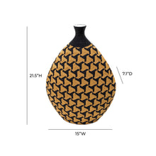 Jahia Geometric Decorative Vase