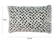 Genuine Goatskin Throw Pillow (20"X12"-16"X16")