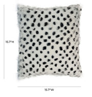Genuine Goatskin Throw Pillow (20"X12"-16"X16")