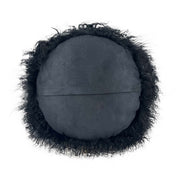 New Zealand 16" Sheepskin Round Throw Pillow
