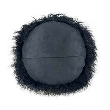 New Zealand 16" Sheepskin Round Throw Pillow