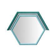 Lally 31.5"X24" Velvet Prism Wall Mirror