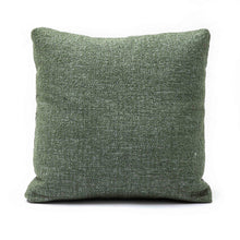 Malolo Green Basketweave Square Vegan-Down Throw Pillow Cover (16"-20")