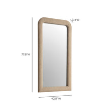 Heidi 43"X78" Upholstered Oversized Floor Mirror