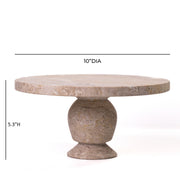 Natural Travertine Cake Stand