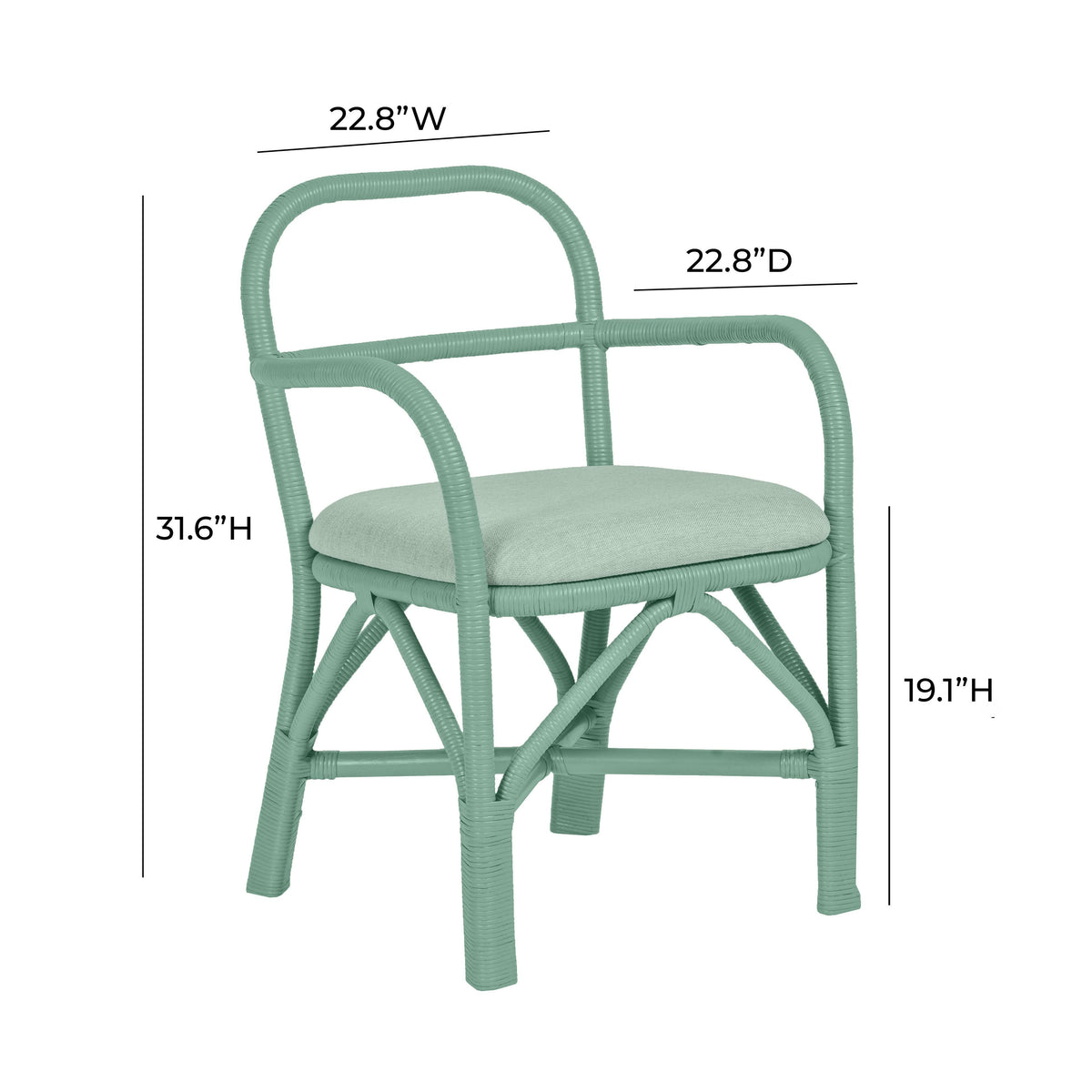 Ginny Rattan Dining Chair