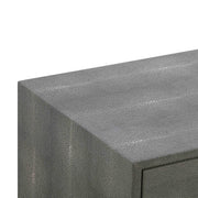 Pesce 25" Faux Shagreen 2-Drawer Nightstand